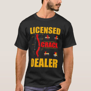 T-shirt Concessionnaire de crack agréé Os Docteur Professi
