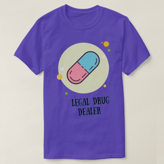 T-shirt Concessionnaire de drogue juridique 47 (Design devant)