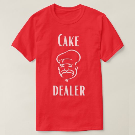 T-shirt Concessionnaire de gâteaux (Design devant)