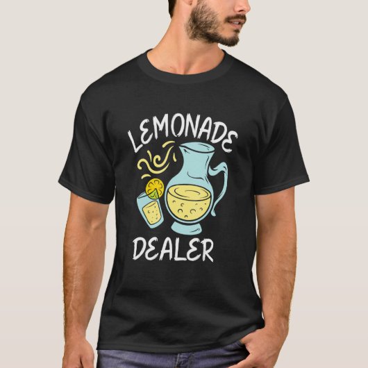 T-shirt Concessionnaire de jus de citron à base de citron (Devant)