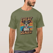 T-shirt Concessionnaire de traitement de chien amusant (Devant)