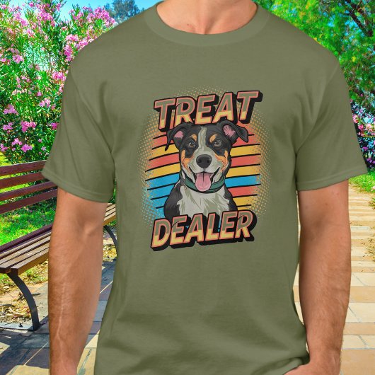 T-shirt Concessionnaire de traitement de chien amusant