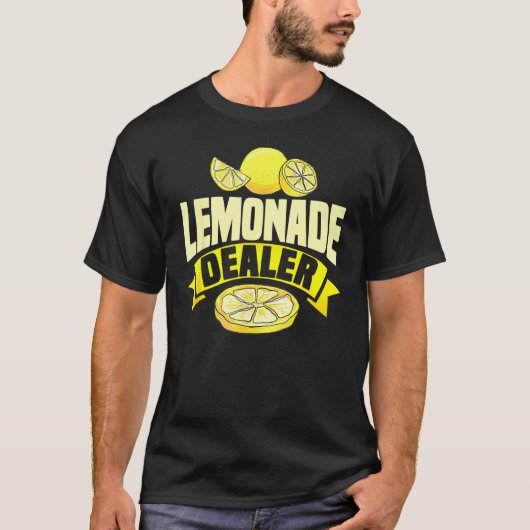 T-shirt Concessionnaire Lemonade Lemon Stand Juice Store P (Devant)