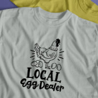 "Concessionnaire local d'oeufs" drôle de poulet