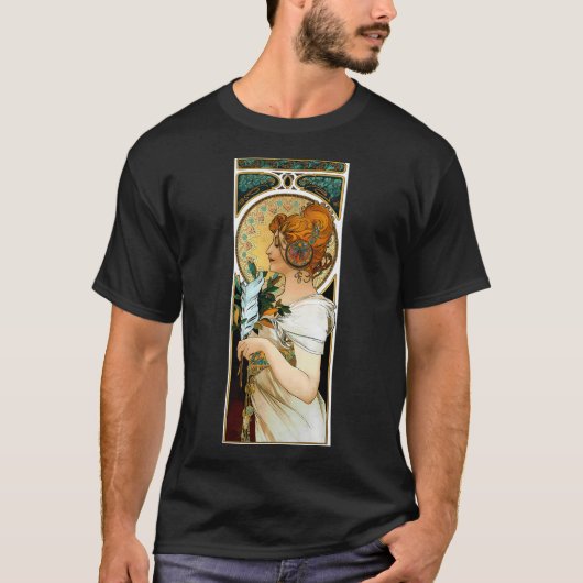 T-shirt Concessionnaires de voitures - Alphonse Mucha - Ar (Devant)