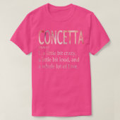 T-shirt Concetta Fille Nom Définition (Design devant)