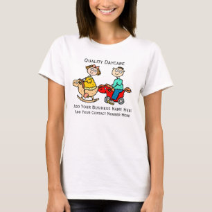 T-shirt Concevez T en fonction du client pour Childcare ou