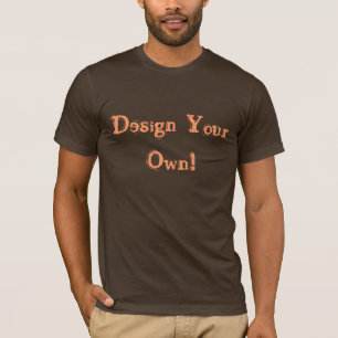 T-shirt Concevez votre propre Brown