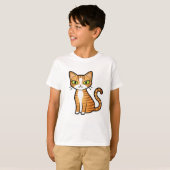 T-shirt Concevez votre propre chat de dessin (Devant entier)