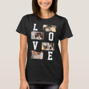 T-shirt Concevez Votre Propre Collage De 4 Photos