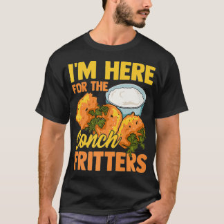 T-shirt Conch Fritters Bahamian Food Funny Gift Premium