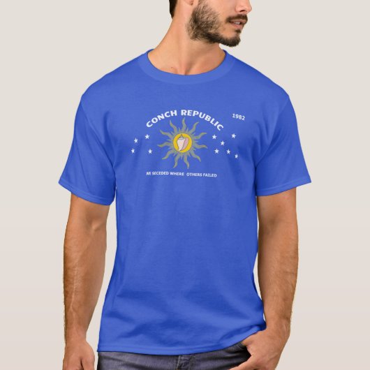 T-shirt Conch Republic We Seceded Where Others Failed (Devant)