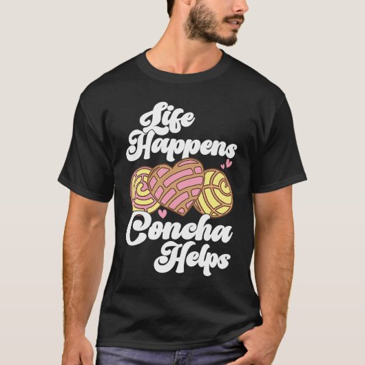 T-shirt Conchas Pan Dulce Latina Mexican Mujer Concha Past (Devant)