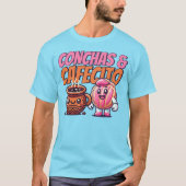 T-shirt Conchas y Cafecito Spanish Sweet Pan Dulce Café (Devant)