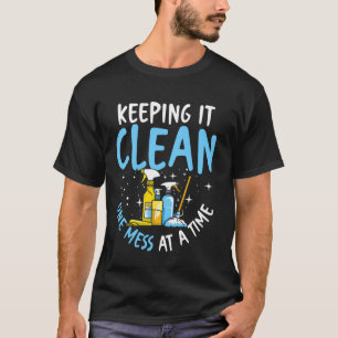 T-shirt Concierge Entretien Homme de Ménage Tenir Propre