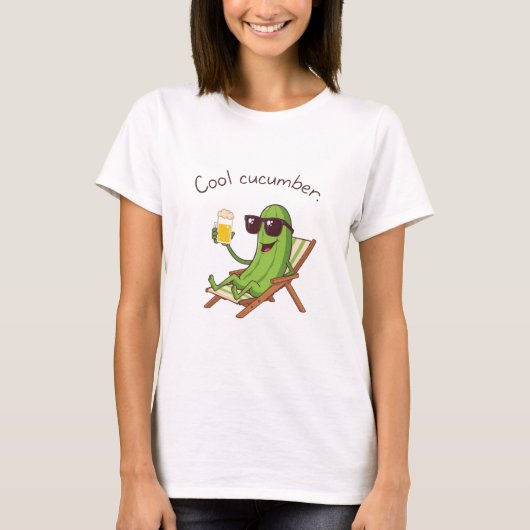 T-shirt Concombre Cool (Devant)