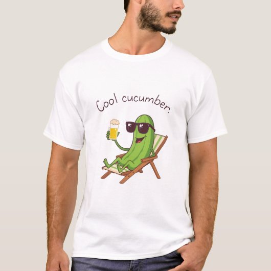 T-shirt Concombre Cool (Devant)