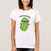 T-shirt Concombre Funky Veggie Cucumber Pun (Devant)