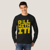 T-shirt Concombre Pickle au Aneth 8 Bits Rétro (Devant entier)