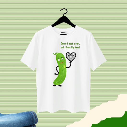 T-shirt Concombre vert