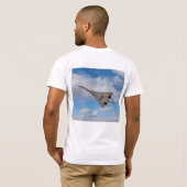 T-shirt Concorde supersonique G-BOAB (Dos entier)