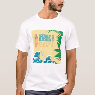 T-shirt Concours  1983 de surf de cavalier de surf