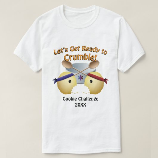 T-shirt Concours de cuisson des biscuits (Design devant)