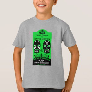 T-shirt Concours de lutte modifiable amusant