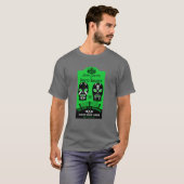 T-shirt Concours de lutte modifiable amusant (Devant entier)