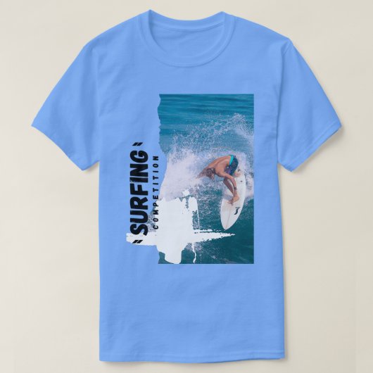 T-shirt Concours de surf (Design devant)
