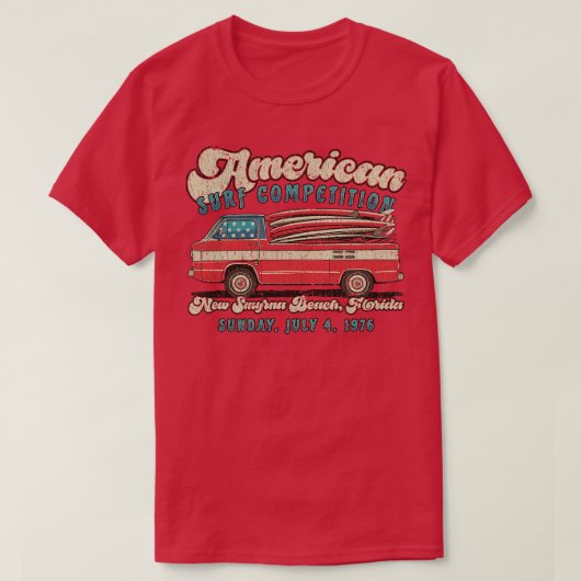 T-shirt Concours de Surf américain 1976 (Design devant)