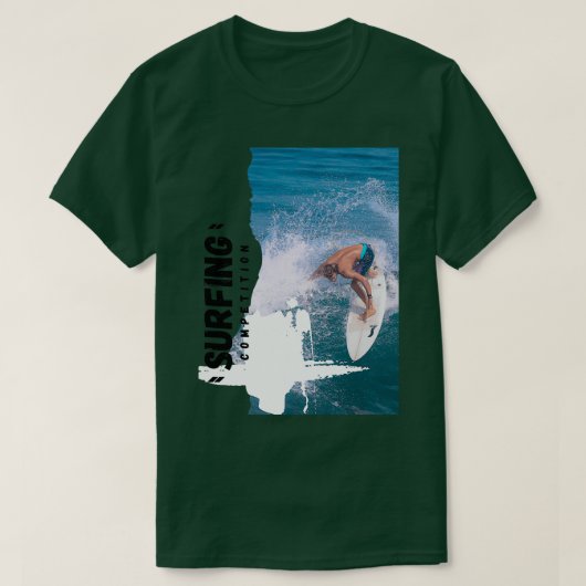 T-shirt Concours de surf T (Design devant)