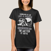 T-shirt Concrete builder's saying with truck for construct (Devant)