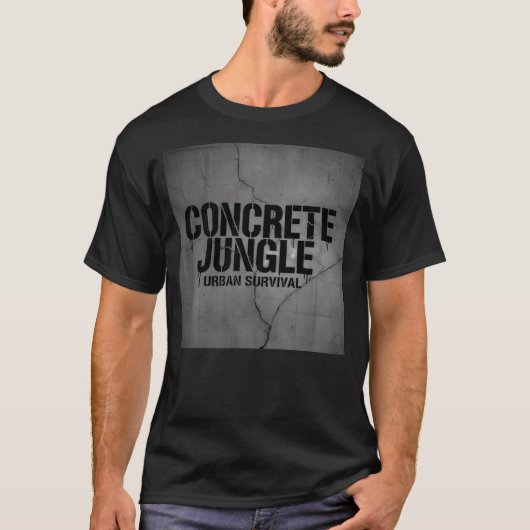 T-shirt Concrete Jungle - Urban Survival (Devant)