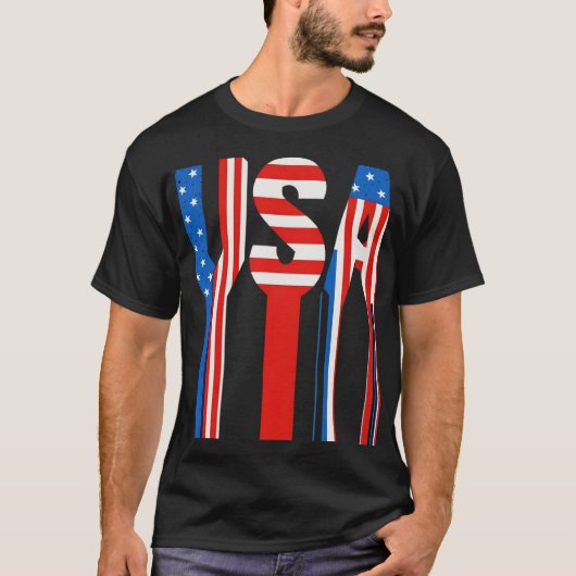 T-SHIRT CONÇU AUX ÉTATS-UNIS (Devant)