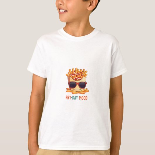 T-shirt conçu Fry Day Mood (Devant)