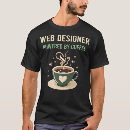 T-shirt Conçu par Coffee Web Designer (Devant)
