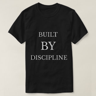 T-shirt Conçu par la Discipline Texte Motivationnel T-Shir