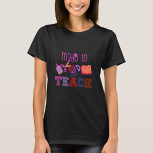 T-shirt Conçu Pour Apprendre Des Conceptions Cool Pour Les