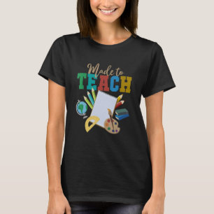 T-shirt Conçu Pour Enseigner Des Conceptions Cool Pour Les
