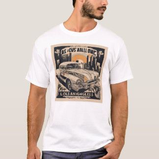 T-shirt conçu pour la voiture des années 90