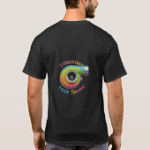 T-Shirt Conçu "Turbocharge Your Training" (Dos)