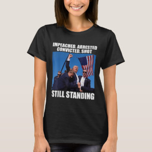 T-shirt Condamné Arrêté Attaqué Attaqué Restant debout