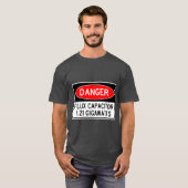 T-shirt Condensateur FLUX Danger 1,21 Gigawatts (Devant entier)
