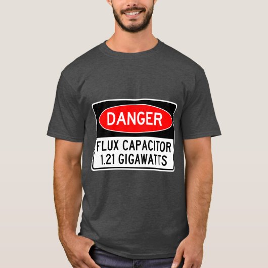 T-shirt Condensateur FLUX Danger 1,21 Gigawatts (Devant)