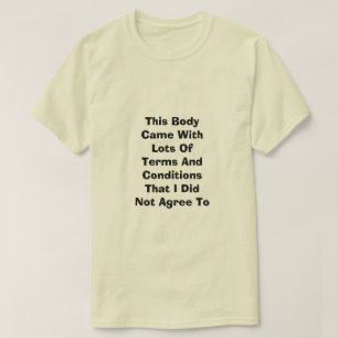 T-shirt Conditions