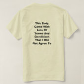 T-shirt Conditions (Design dos)
