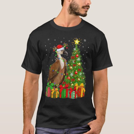 T-shirt Condor Bird Xmas Holiday Santa Condor Christmas (Devant)