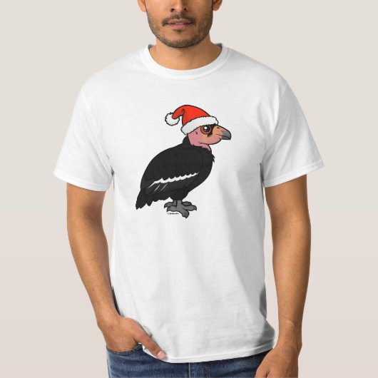 T-shirt Condor de Californie de Noël (Devant)