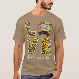 T-shirt Conducteur d'autobus scolaire Appréciation Conduit